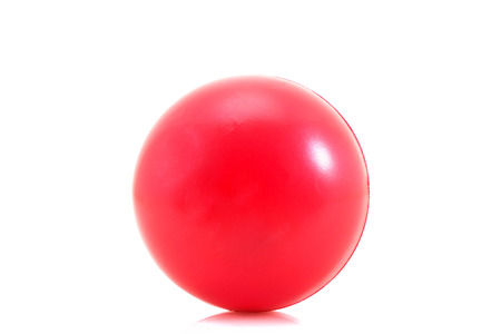 stress ball on white backgroundの写真素材