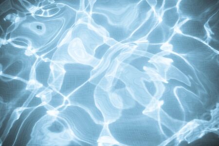 Water surface swimming pool toned