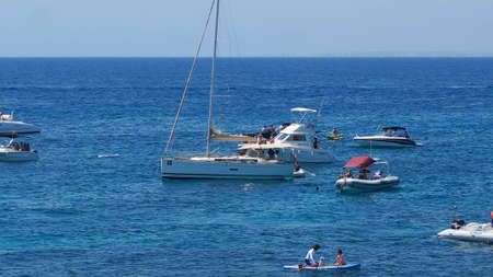 Tabarca Isle bay vacation beautiful day on water