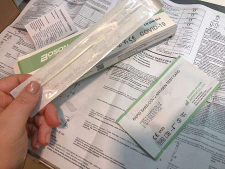 Rapid nasal test for Covid 19 infection virus