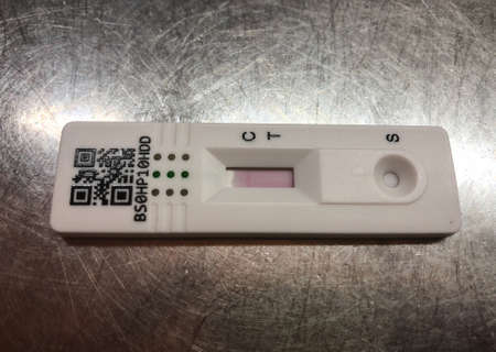 Rapid nasal test for Covid 19 infection virusのeditorial素材