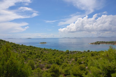 Kornati is a unique island group in the Mediterranean.の写真素材