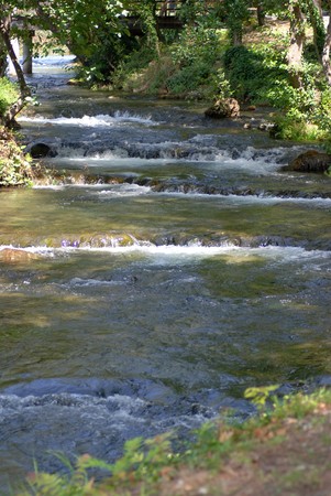 The Krka National Park is located entirely within the territory of Sibenik-Knin in Croatia.