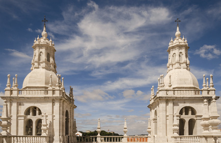 details of the roof of sao vincente da fora churchの写真素材