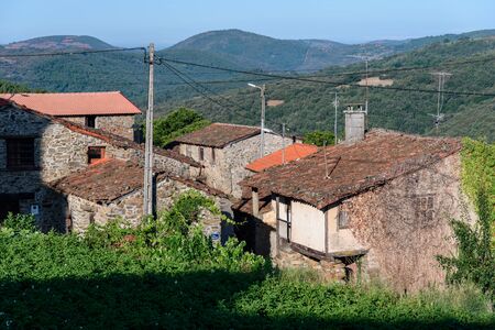 Natural Park of Montesinho during summer Portugal.の写真素材