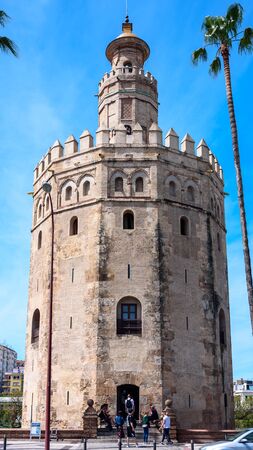 gold tower (tobla de ora) in seville. andalusia. spain