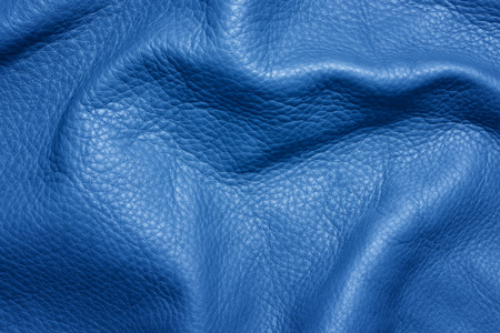 blue leatherの写真素材
