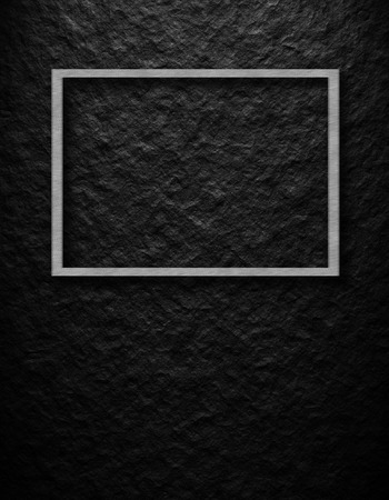 picture frame an black wall
