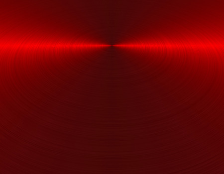 circular red metallic backgroundの写真素材