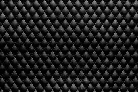 black leather upholstery