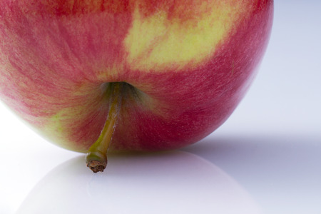 Isolated  red apple on a white background