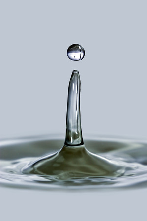 water drop closeupの写真素材