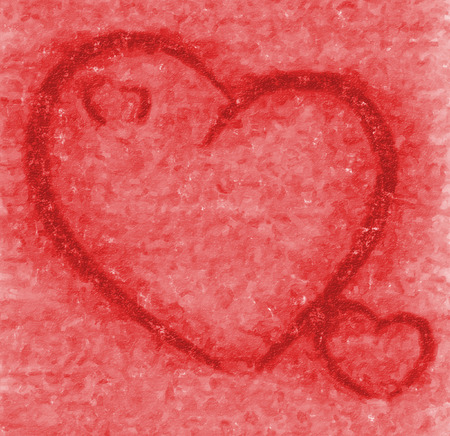 color sketch of the heartの写真素材