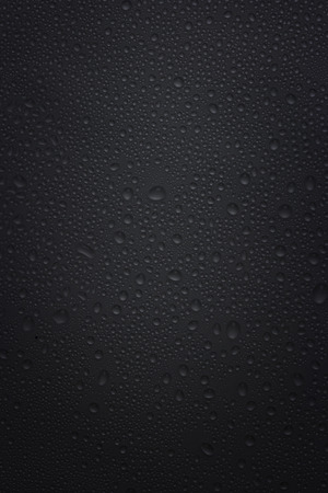 water drops on blackの写真素材