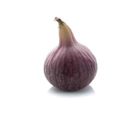 Fresh figs isolated on whiteの写真素材