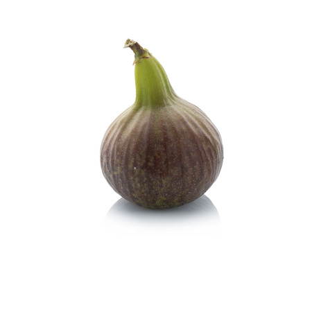 Fresh figs isolated on whiteの写真素材