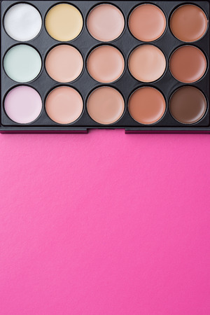 decorative cosmetics backgroundの写真素材