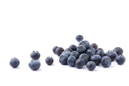 blueberries isolatedの写真素材