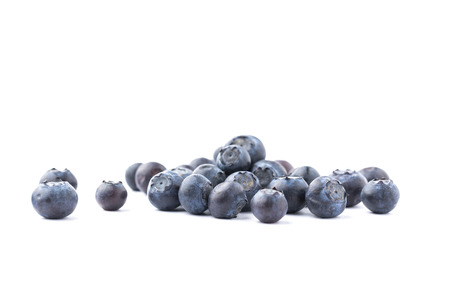 blueberries isolatedの写真素材