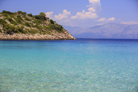 amazing beach in Peljesac peninsulaの写真素材