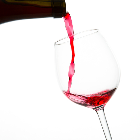 red wine glassの写真素材