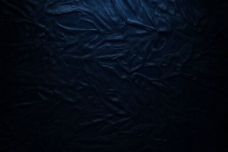 blue leather texture, use for backgroundsの写真素材