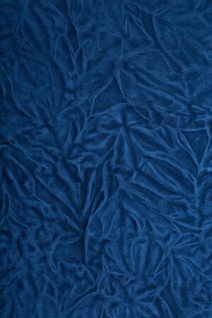 blue leather texture, use for backgroundsの写真素材