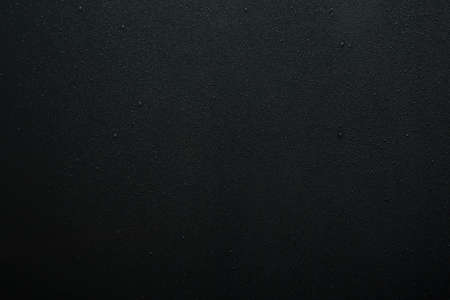 water drop background black colorの写真素材
