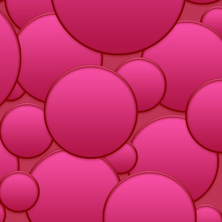 gradient circles background, pink color seamless patternの写真素材