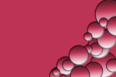 gradient circles background, magenta color seamless patternの写真素材