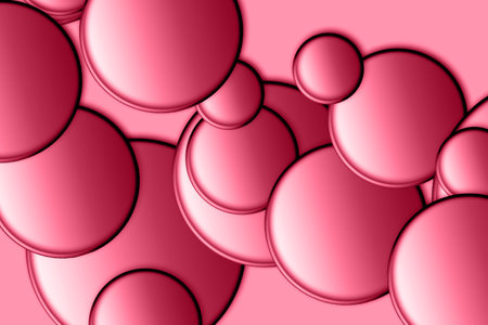 gradient circles background, magenta color seamless patternの写真素材