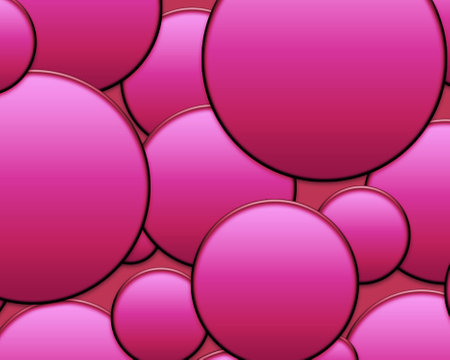 gradient circles background, pink color seamless patternの写真素材
