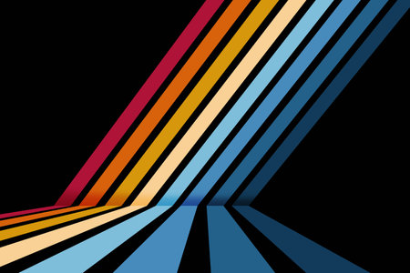 Abstract background with stripes. Vector illustration. EPS 10. RGB EPS 10の写真素材