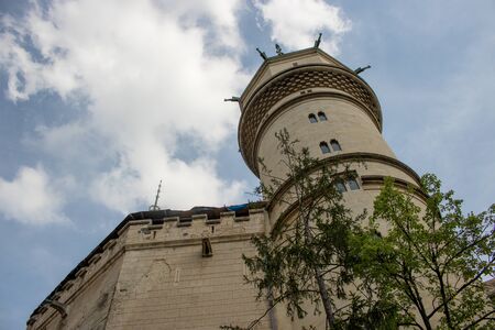 Detail of Bojnice Castle in Slovakia.のeditorial素材