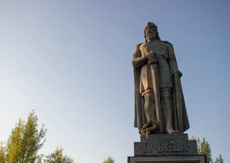 A statue in Visegradのeditorial素材