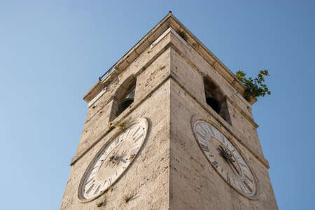 A tower in Chiusi province of Siena, Italy.のeditorial素材