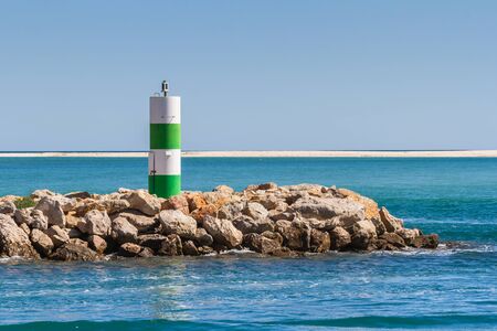 Pier Fuzeta Algarve Portugalの写真素材