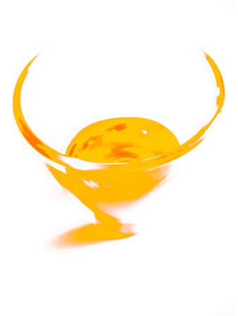 silhouette of a glass with a drink on a white background - Lilleakerの写真素材