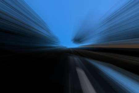blurred background when driving fast