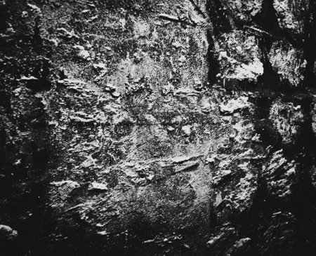 Grunge background with black and white texture. Copyspace for text or image. Horizontal view.の写真素材