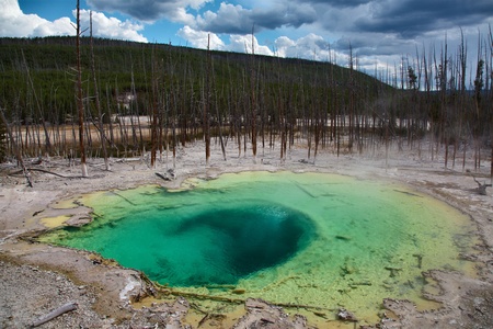 yellowstone national parkの写真素材