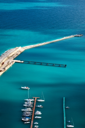 Aerial view of castellamare del golfoの写真素材