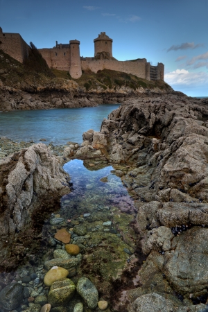 Castle on the coast of Brittanyのeditorial素材