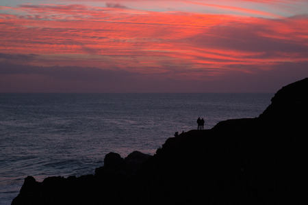 Sunset taken from the beaches of Lanzarote
