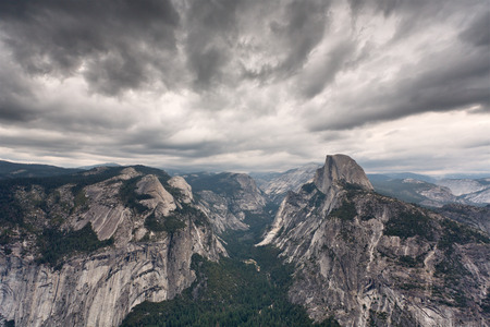 Wild landscape in Yosemite in summerの写真素材