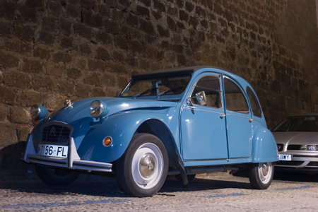 PLASENCIA, SPAIN - September 16, 2011: Citroen 2cv a classic car