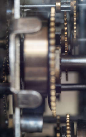Mechanical watches mechanism very close upの写真素材