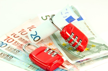 financial riskの写真素材