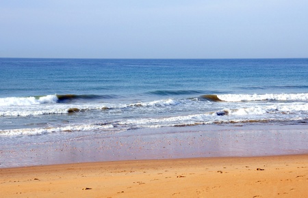 beach in the algarveの写真素材