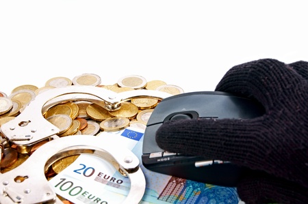Internet fraudの写真素材